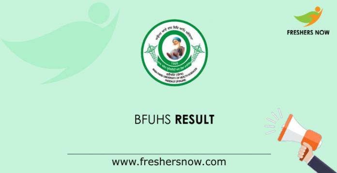 BFUHS Result BFUHS Result