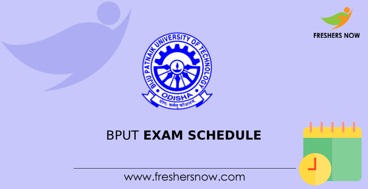 BPUT Exam Schedule BPUT Exam Schedule