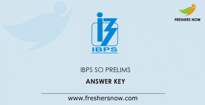 IBPS-SO-Prelims-Answer-Key