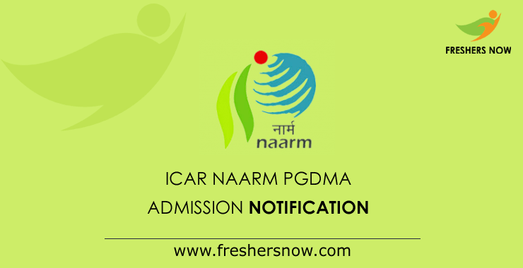 ICAR NAARM PGDMA Admission ICAR NAARM PGDMA Admission