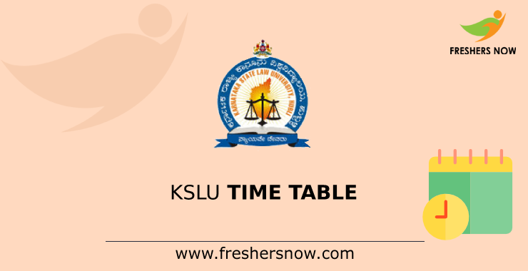 KSLU Time Table KSLU Time Table