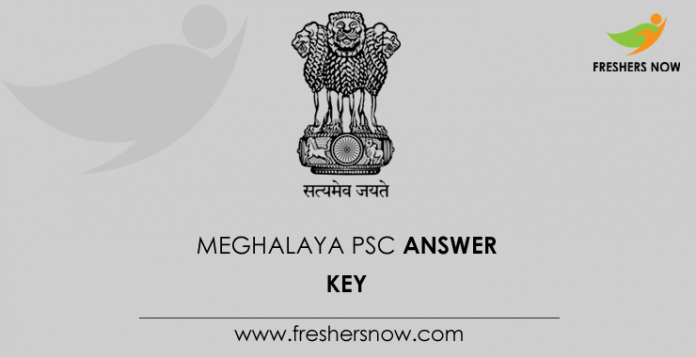 मेघालय PSC उत्तर कुंजी मेघालय PSC उत्तर कुंजी