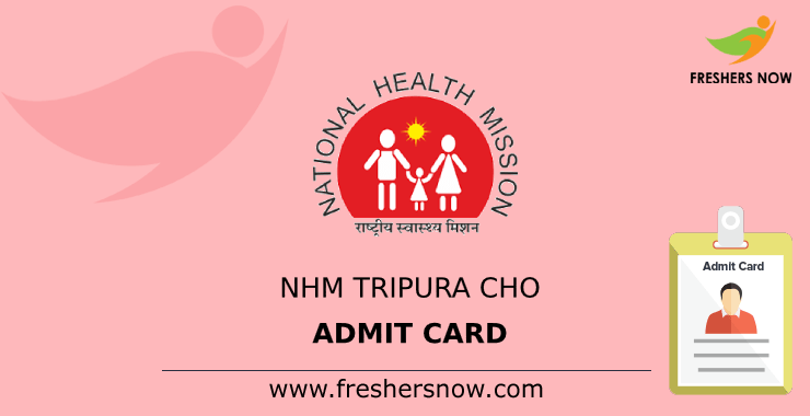 NHM Tripura CHO Amdit Card NHM Tripura CHO Amdit Card