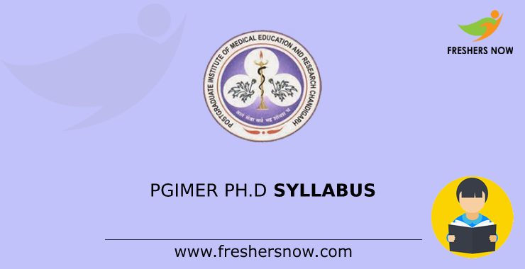 PGIMER Ph.D Syllabus PGIMER Ph.D Syllabus