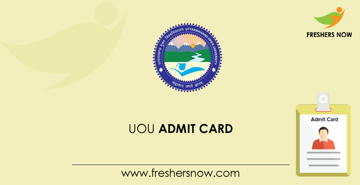 UOU Admit Card UOU Admit Card