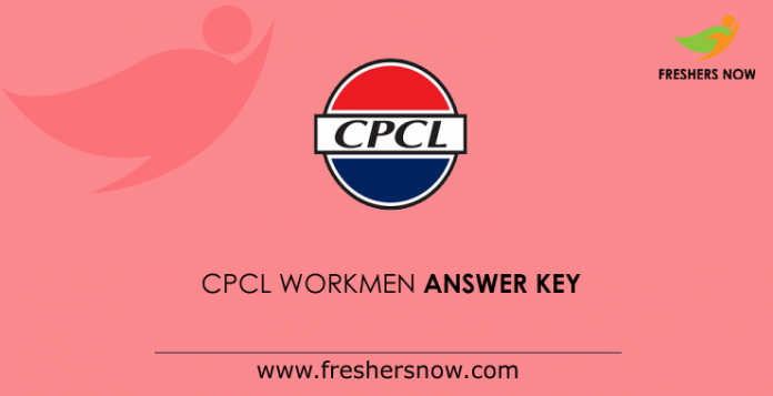 CPCL-Workmen-Answer-Key सीपीसीएल-कर्मकार-उत्तर-कुंजी
