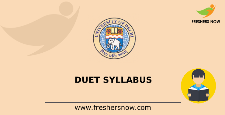DUET Syllabus DUET Syllabus