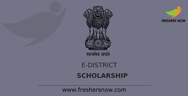 E District Scholarship Eligibility Criteria Application Form E District Scholarship Eligibility Criteria Application Form