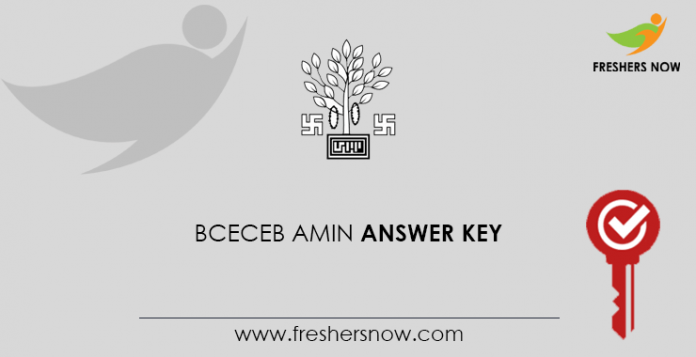 BCECEB AMIN Key response