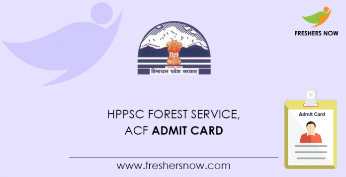 Forest Service HPPSC, ACF admission card