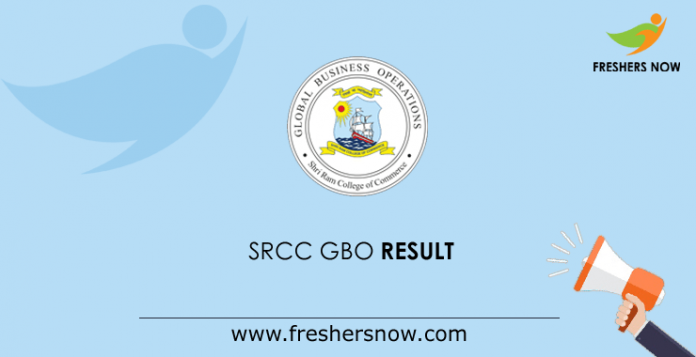 SRCC GBO Result 2020 (Out) | PG Entrance Exam Cut Off, Selected List