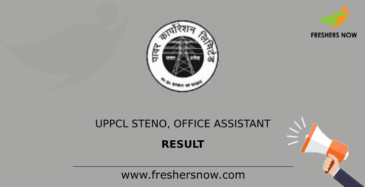 Uppcl Stenographer Result 2021 Out Office Assistant Cut Off Merit Uppcl Stenographer Result 2021 Out Office Assistant Cut Off Merit