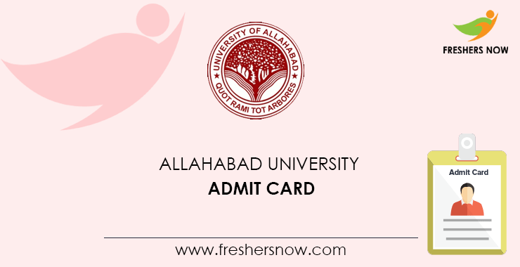 Allahabad University Admit Card Allahabad University Admit Card