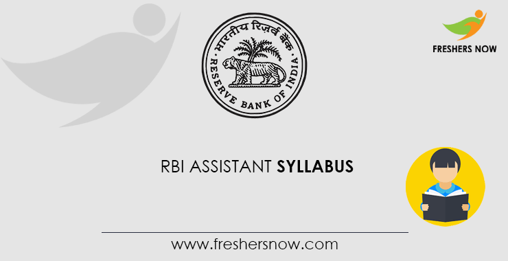 RBI Assistant Mains Syllabus RBI Assistant Mains Syllabus