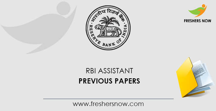 RBI Assistant Previous Papers RBI Assistant Previous Papers