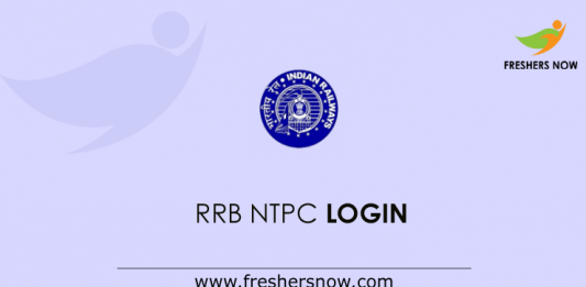 RRB NTPC Login