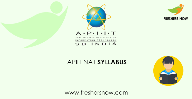 APIIT NAT Syllabus APIIT NAT Syllabus