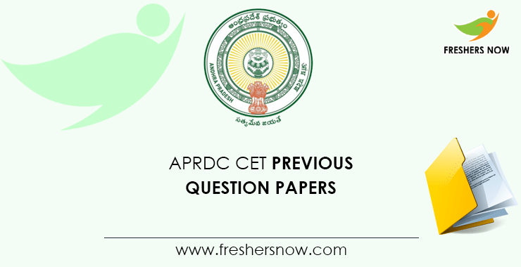 APRDC CET Previous Question Papers APRDC CET Previous Question Papers