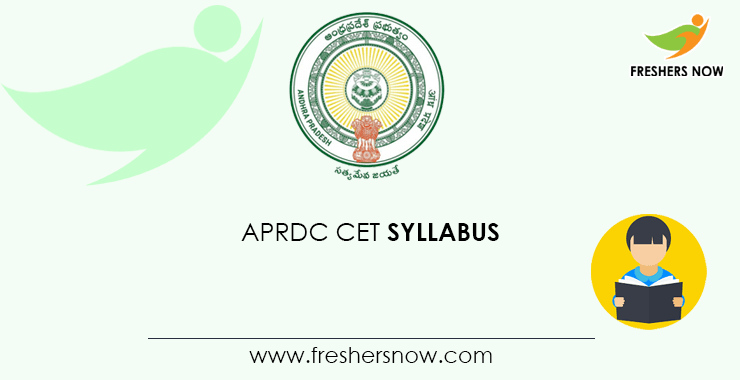 APRDC CET Syllabus APRDC CET Syllabus