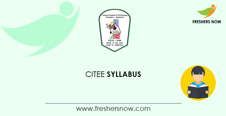 CITEE Syllabus CITEE Syllabus
