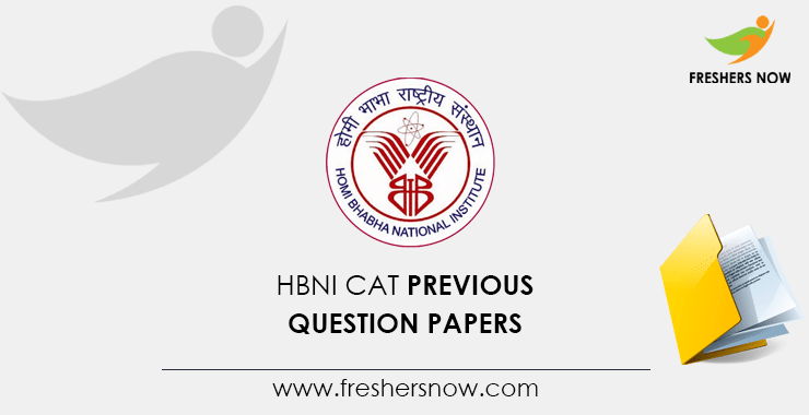 HBNI CAT Previous Question Papers HBNI CAT Previous Question Papers