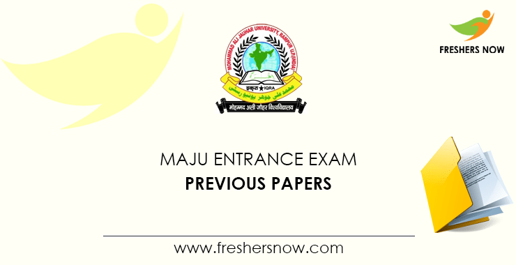 MAJU Entrance Exam Previous Question Papers MAJU Entrance Exam Previous Question Papers