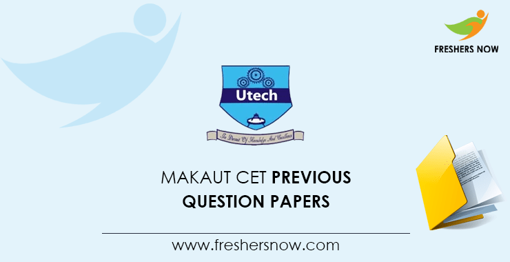 MAKAUT CET Previous Question Papers MAKAUT CET Previous Question Papers