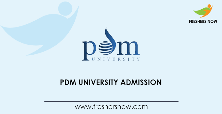 PDM University Admission PDM University Admission