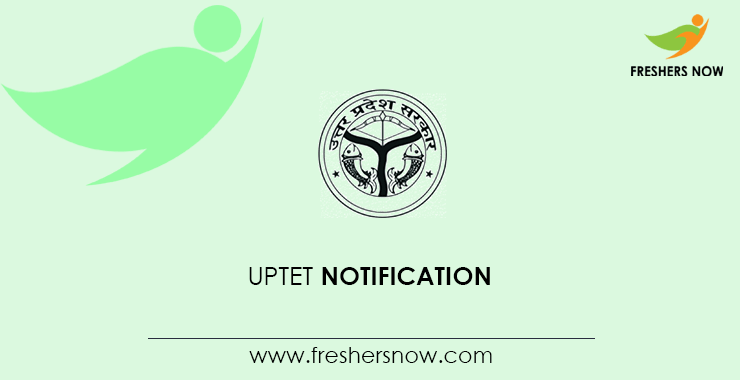 UPTET Notification UPTET Notification