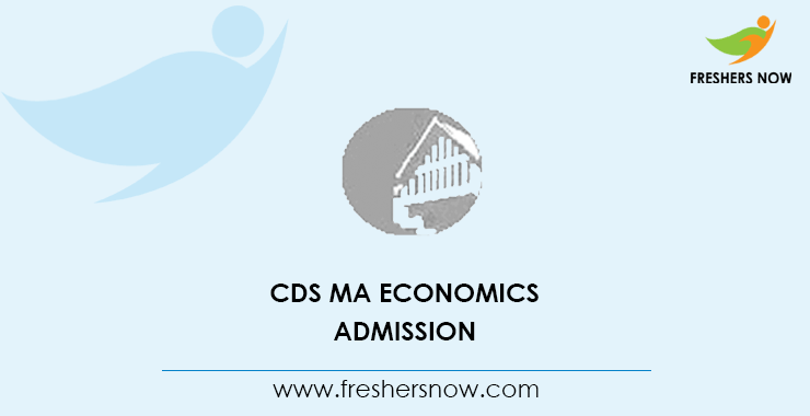 CDS MA Economics Admission CDS MA Economics Admission