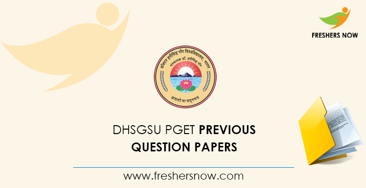 DHSGSU PGET Previous Question Papers DHSGSU PGET Previous Question Papers