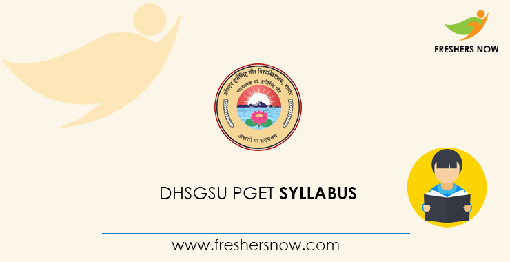 DHSGSU PGET Syllabus DHSGSU PGET Syllabus