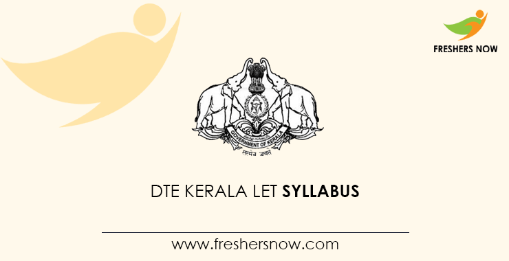 DTE Kerala LET Syllabus DTE Kerala LET Syllabus