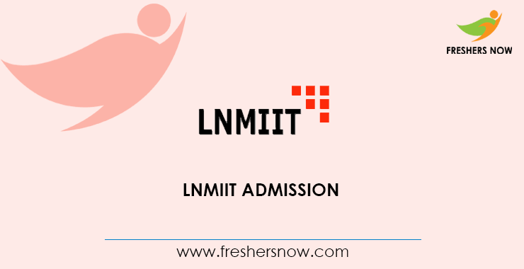 LNMIIT Admission LNMIIT Admission