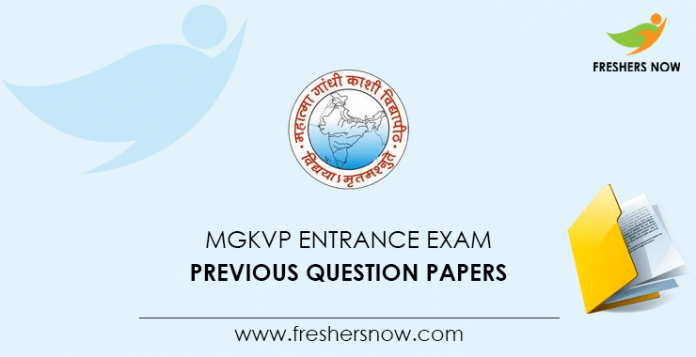 MGKVP Entrance Exam Previous Question Papers