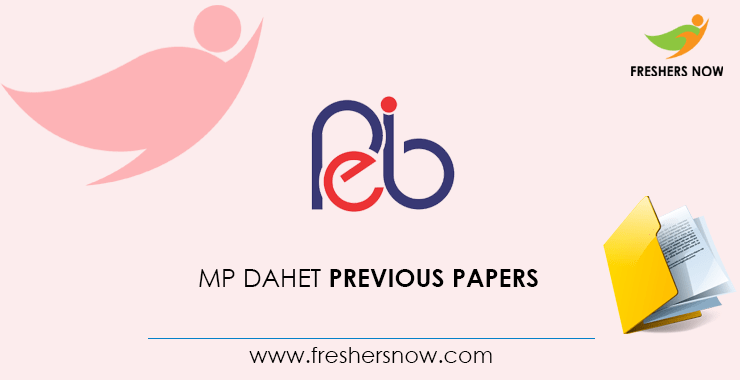 MP DAHET Previous Question Papers MP DAHET Previous Question Papers