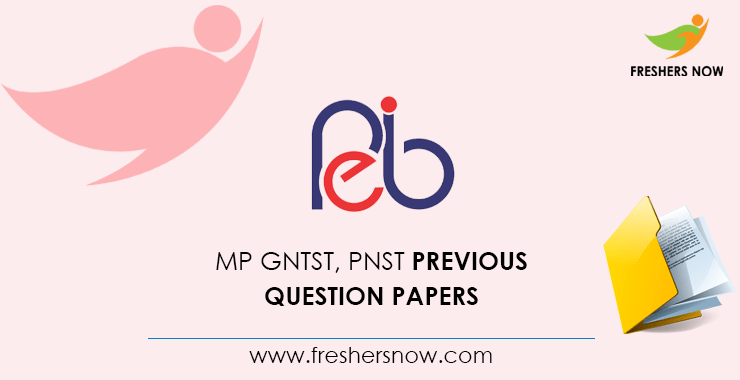 MP GNTST PNST Previous Question Papers MP GNTST PNST Previous Question Papers