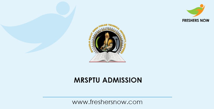 MRSPTU Admission MRSPTU Admission