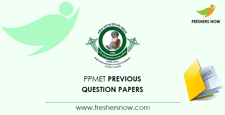 PPMET Previous Question Papers PPMET Previous Question Papers