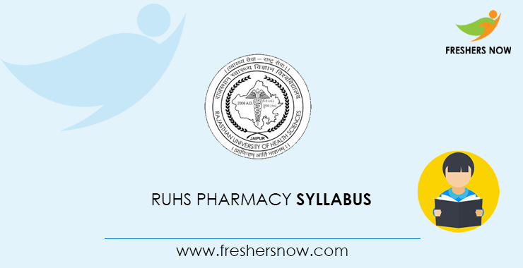 RUHS Pharmacy Syllabus RUHS Pharmacy Syllabus