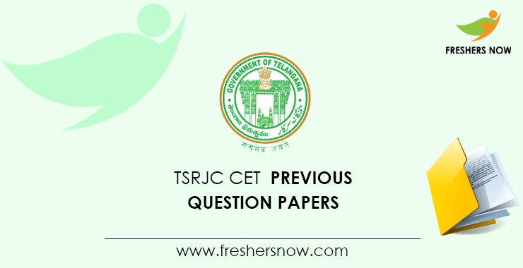 TSRJC CET Previous Question Papers TSRJC CET Previous Question Papers