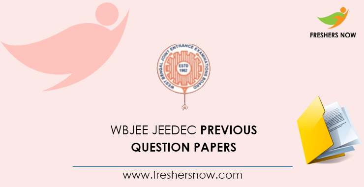 WBJEE JEEDEC Previous Question Papers WBJEE JEEDEC Previous Question Papers