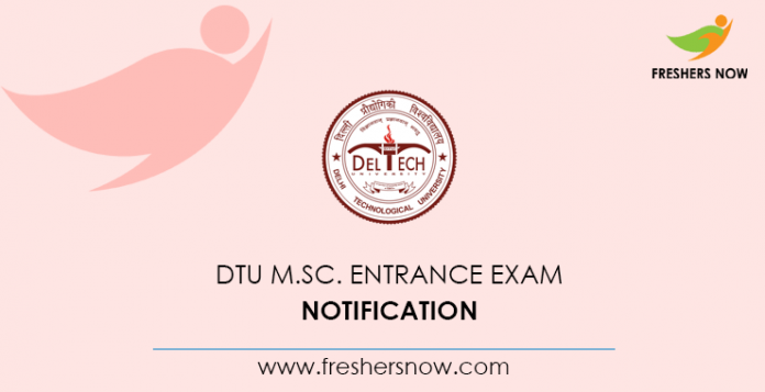 Dtu Application Form 2020 Last Date