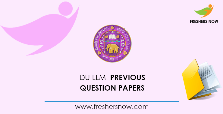 DU LLM Previous Question Papers DU LLM Previous Question Papers