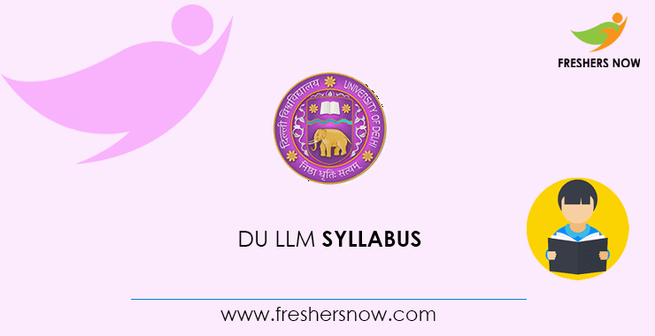 DU LLM Syllabus DU LLM Syllabus