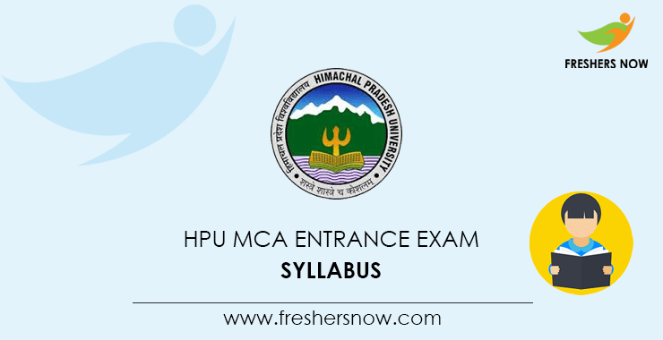 HPU MCA Entrance Exam Syllabus HPU MCA Entrance Exam Syllabus