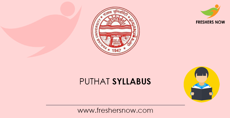 PUTHAT Syllabus PUTHAT Syllabus