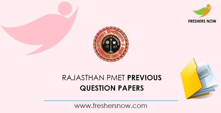 Rajasthan PMET Previous Question Papers Rajasthan PMET Previous Question Papers