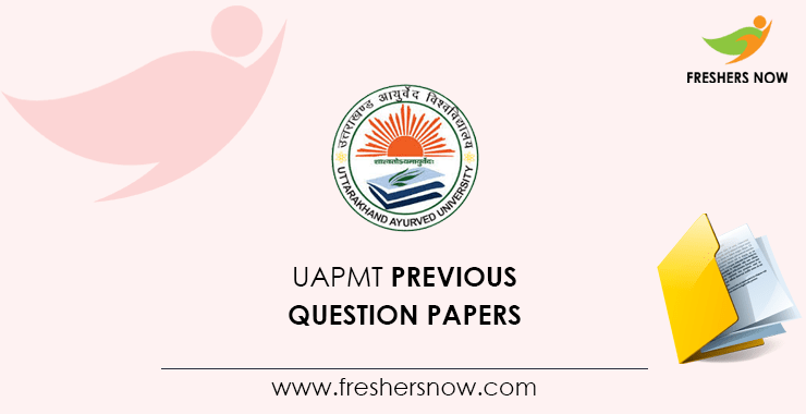 UAPMT Previous Question Papers UAPMT Previous Question Papers