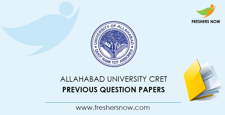 Allahabad University CRET Previous Question Papers Allahabad University CRET Previous Question Papers